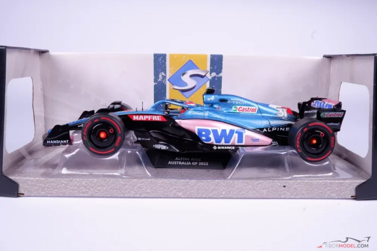 1:18 Ocon F1 ALPINE A521 race car Esteban 2021 season SOLIDO