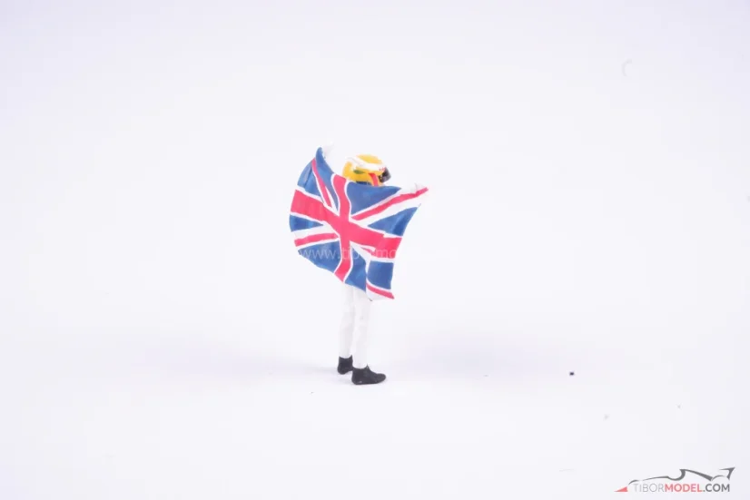Lewis Hamilton s vlajkou, McLaren 2007, 1:43 Cartrix