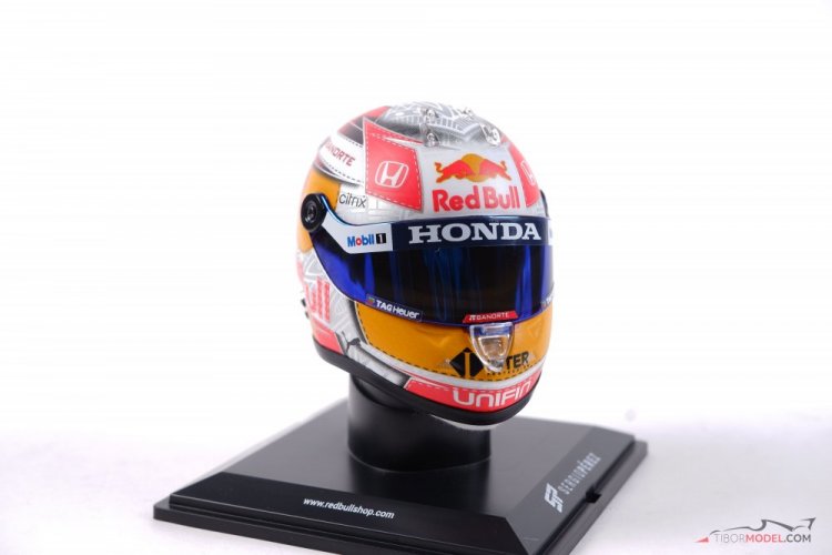 Sergio Perez 2021 Austrian GP mini helmet, 1:4 Schuberth