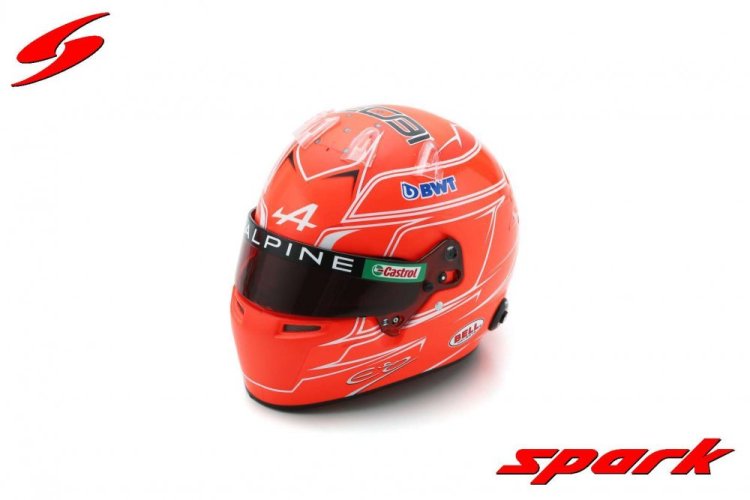 Esteban Ocon 2023, GP Monaco, Alpine helmet, 1:5 Spark