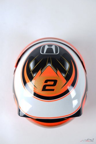 Stoffel Vandoorne 2017 McLaren mini helmet, 1:2 Bell