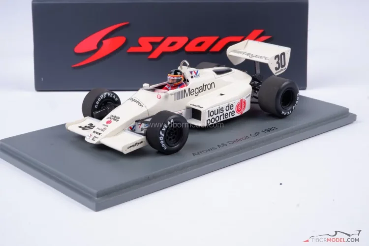 Arrows A6 - Thierry Boutsen (1983), VC Detroitu, 1:43 Spark