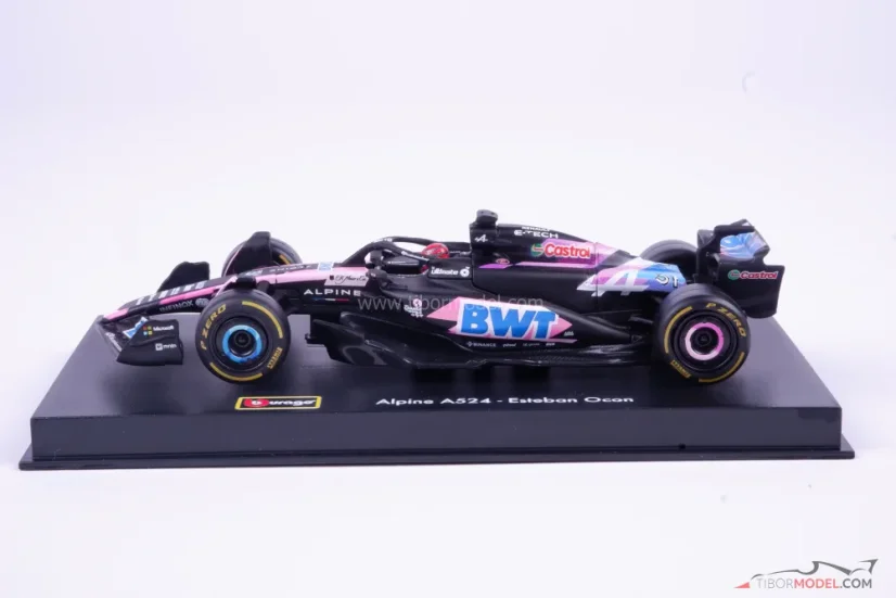 Alpine A524 - Esteban Ocon (2024), 1:43 BBurago Signature