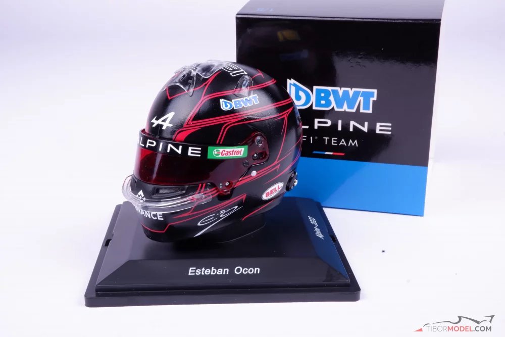 Helmet Esteban Ocon Alpine 2023 1 5 Spark Tibormodel Helmet Esteban Ocon Alpine 2023 1 5 Spark Tibormodel