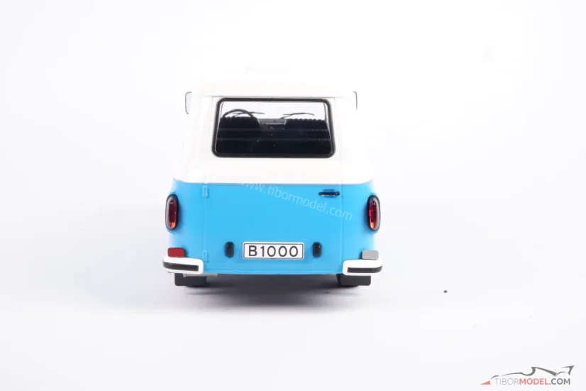 Barkas B 1000 minibus (1965) modrý, 1:18 MCG