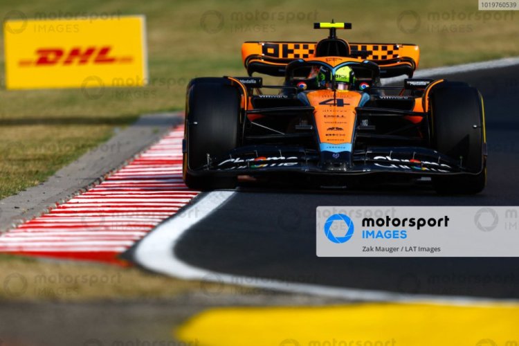 McLaren MCL60 - Lando Norris (2023), Magyar Nagydíj, 1:43 Minichamps