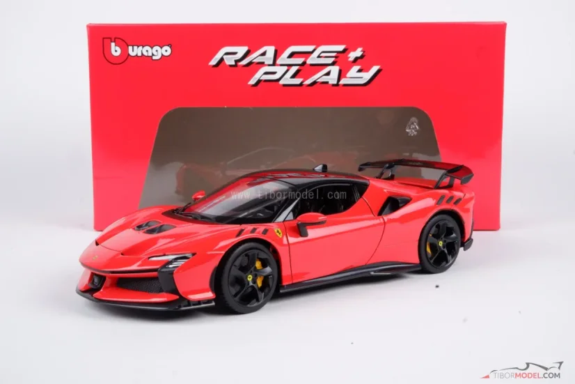 Ferrari SF90XX Stradale (2024) piros, 1:18 Bburago