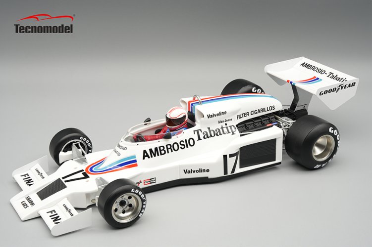 Shadow DN8 - Alan Jones (1977), Winner Austrian GP, with driver figurine 1:18 Tecnomodel