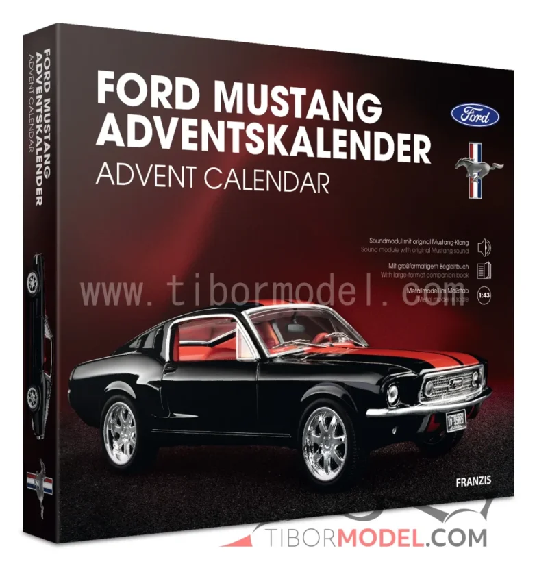 Ford Mustang stavebnica - Adventný kalendár