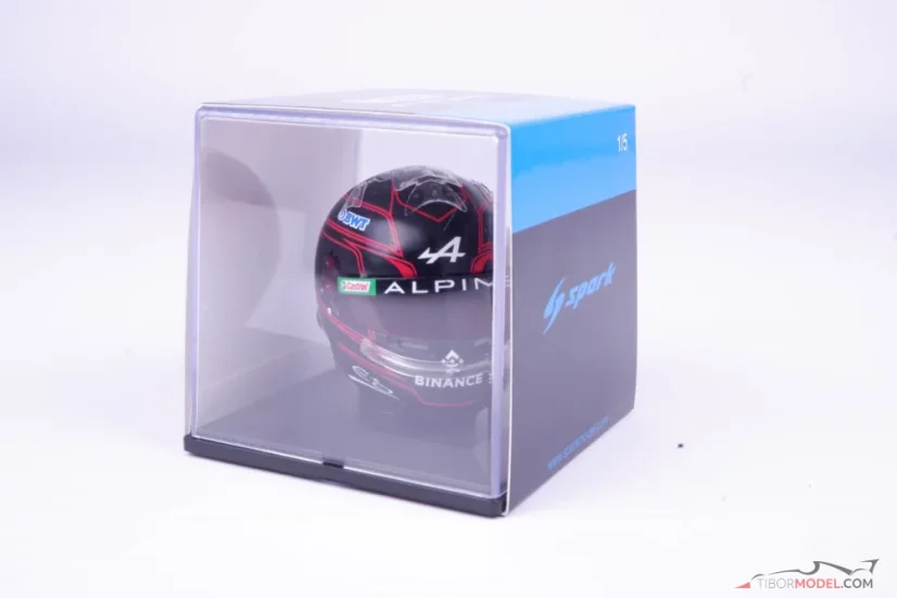 Esteban Ocon 2023, Alpine helmet, 1:5 Spark