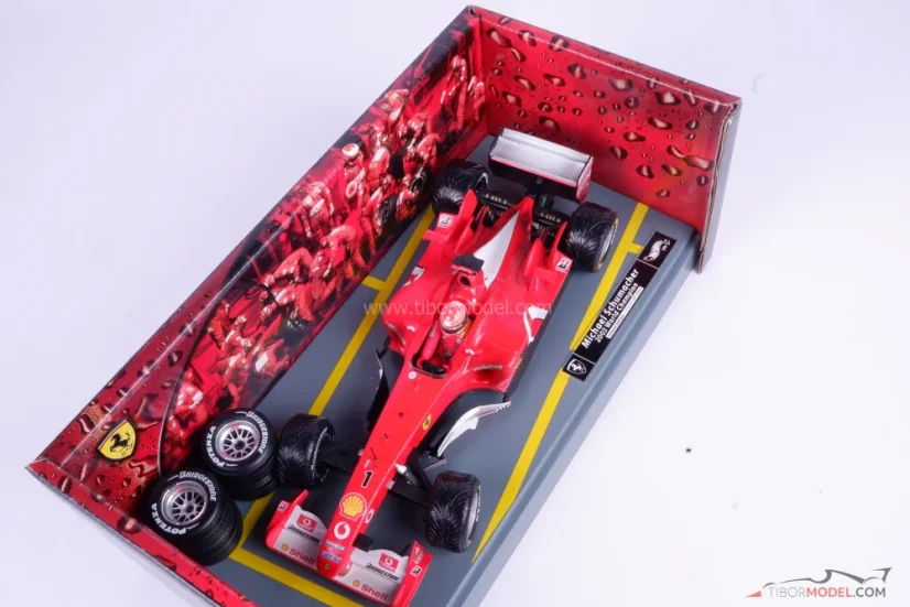 Model car Ferrari F2003-GA Schumacher 2003, 1:18 HW | Tibormodel.com
