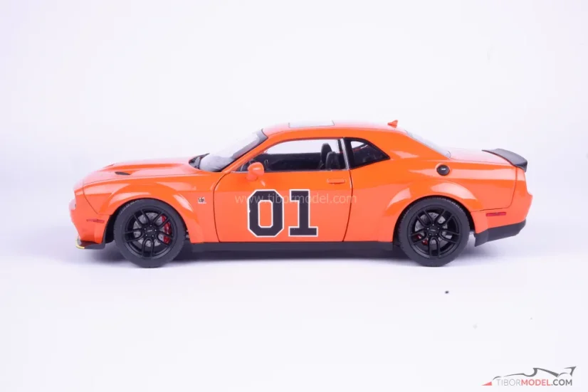 Dodge Challenger R/T Scat Pack (2023) orange, 1:18 Solido