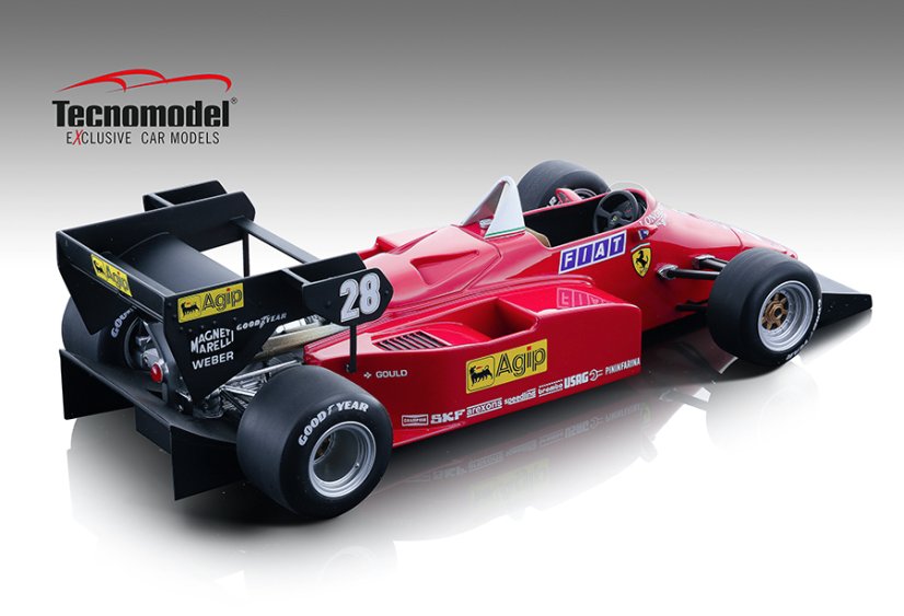 Ferrari 126 - René Arnoux  (1984), European GP, 1:12 Tecnomodel
