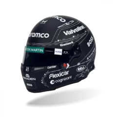 Fernando Alonso 2026 VC Španělska, Aston Martin přilba, 1:2 Bell