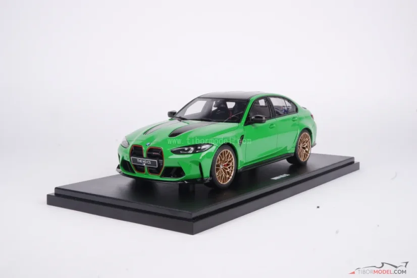 BMW M3 CS (2023) zelené, 1:18 GT Spirit
