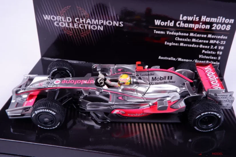 McLaren MP4-23 - Lewis Hamilton (2008), Mistr světa, 1:43 Minichamps