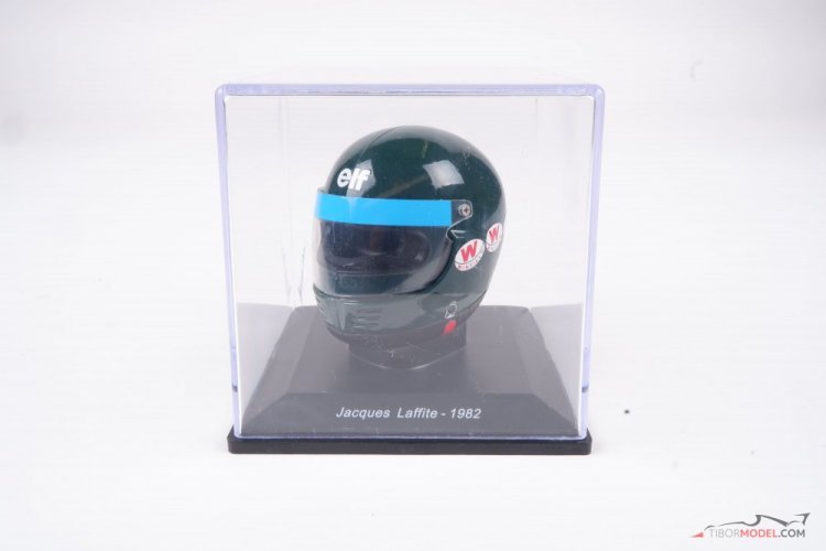 Jacques Laffite 1982 Ligier helmet, 1:5 Spark