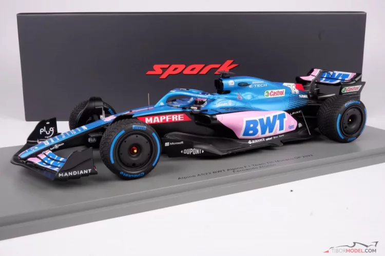 Alpine A522 - Fernando Alonso (2022), Monaco GP, 1:18 Spark