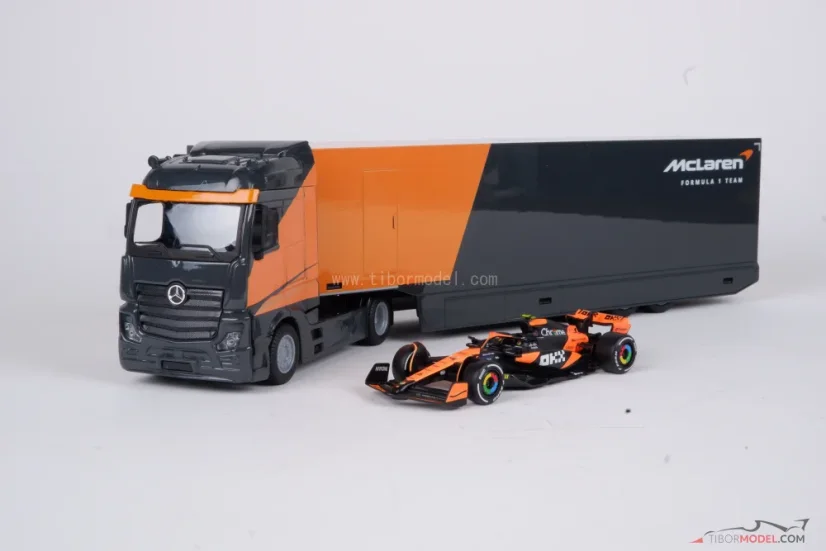Mercedes Actros - tímový kamión McLaren F1 Team 2024, 1:43 Bburago