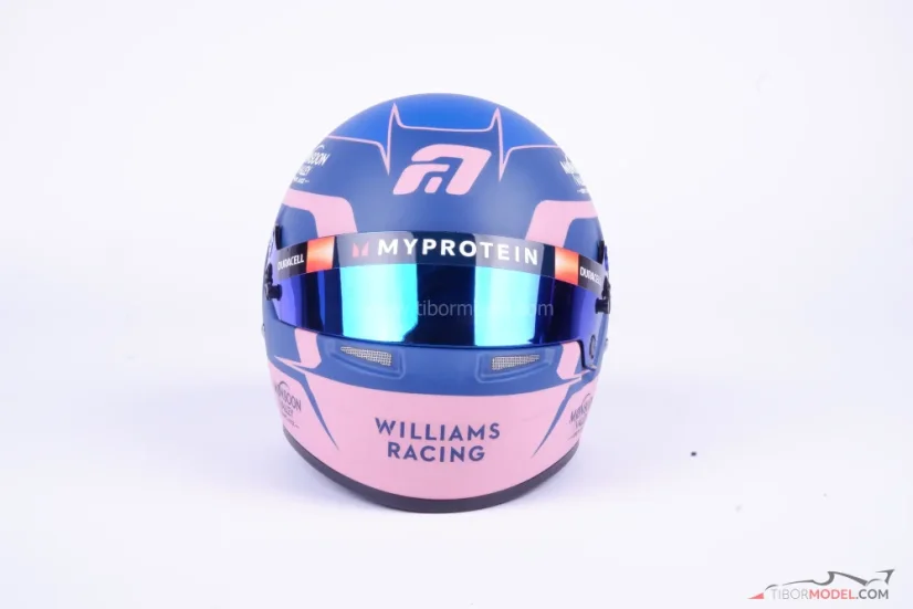 Alex Albon 2024 Williams helmet, 1:2 Bell