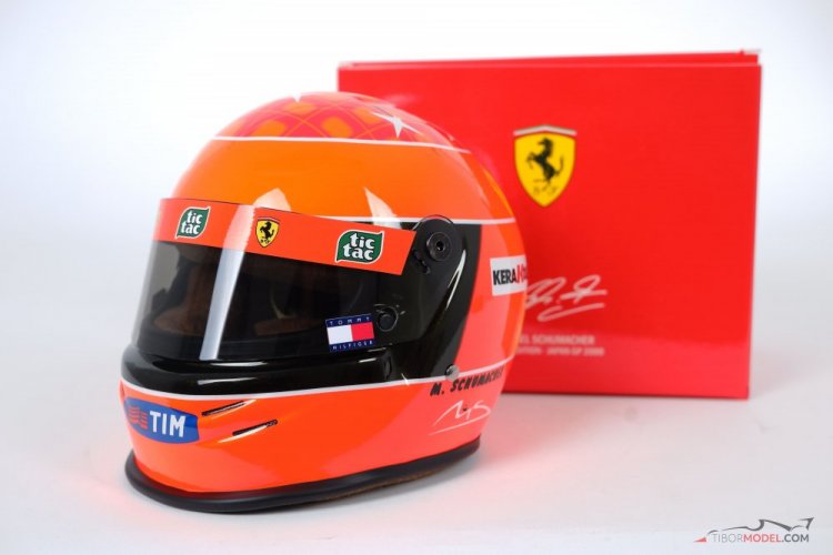 Michael Schumacher Ferrari 2000 prilba, majster sveta, 1:2 Bell