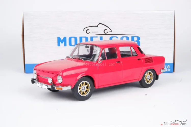 Skoda 100 piros (1969), 1:18 MCG