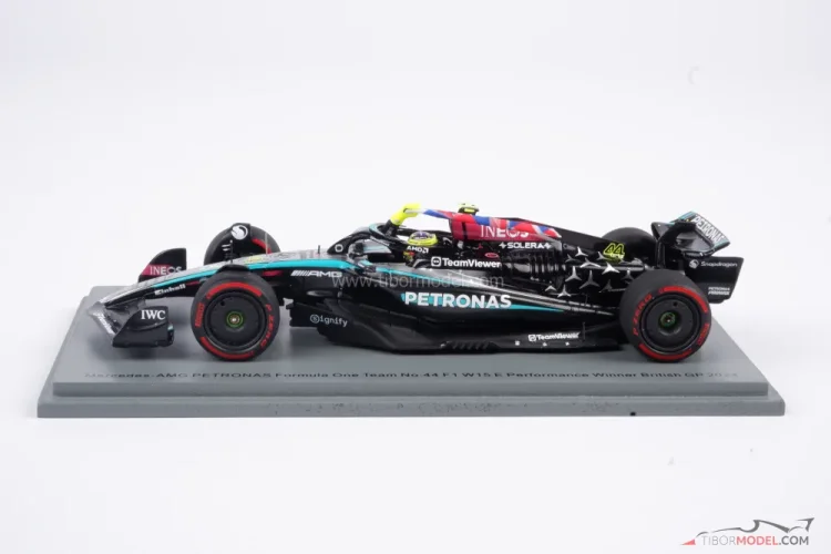 Mercedes  W15 - Lewis Hamilton (2024), VC Velké Británie, 1:43 Spark