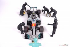 Pit Stop crew Mercedes F1, Set Nr.1, 1:18 American Diorama