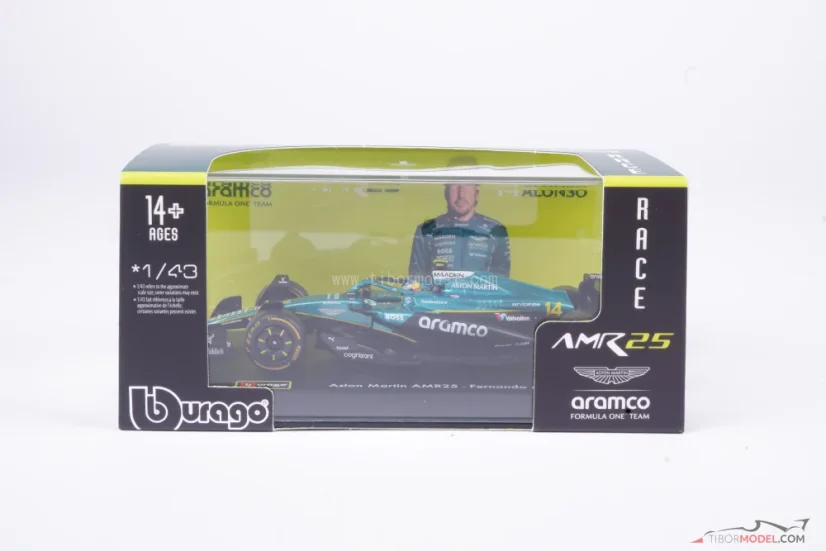 Aston Martin AMR25 - Fernando Alonso (2025), 1:43 BBurago Signature
