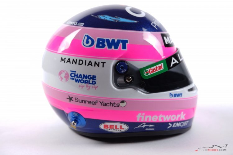 Fernando Alonso 2022 Alpine helmet, 1:2 Bell