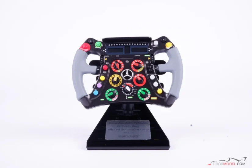 Mercedes W03 (2012) kormánykerék, 1:2 Minichamps