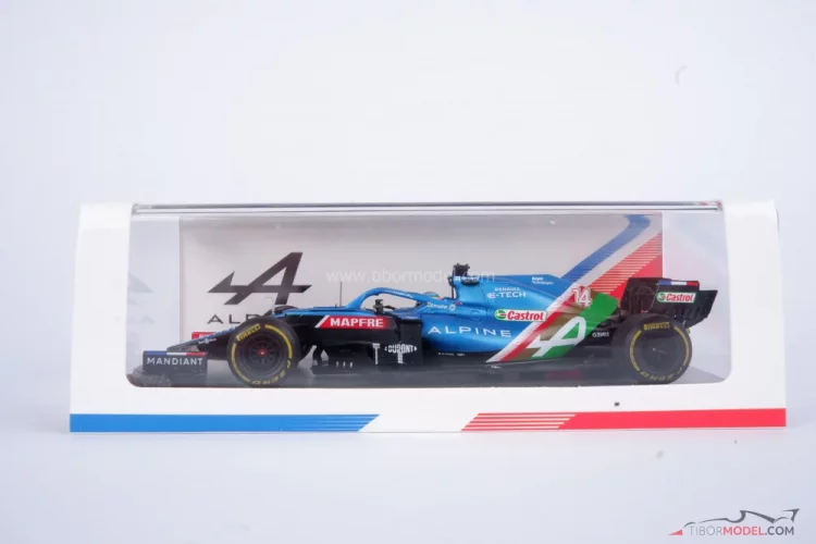 Alpine A521 - Fernando Alonso (2021), Abu Dhabi, 1:43 Spark