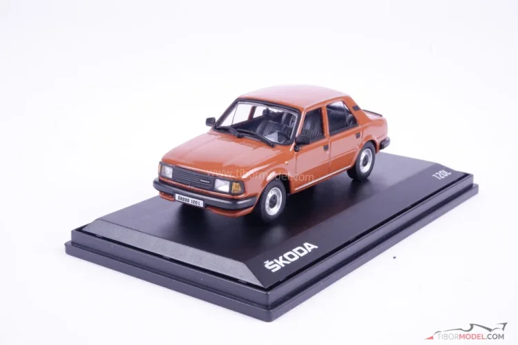 Skoda 120L (1984), cinnamon brown, 1:43 Abrex