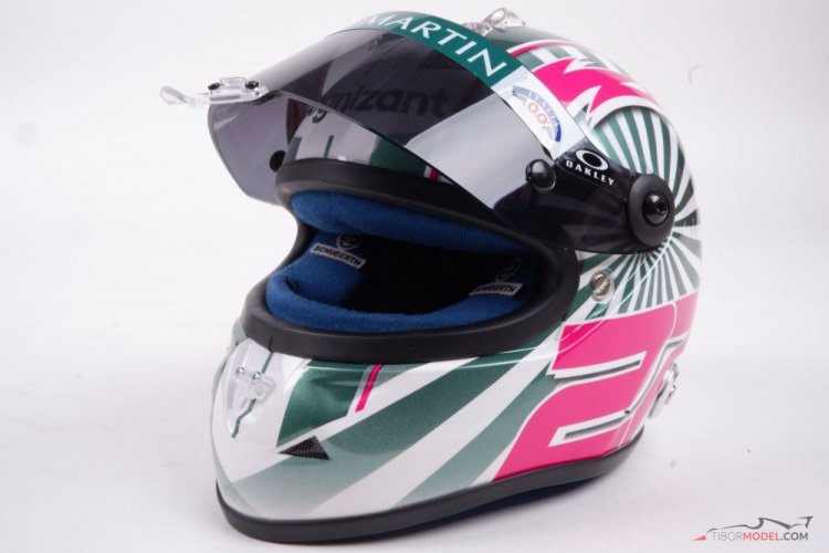 Nico Hülkenberg 2022 Aston Martin helmet, 1:2 Schuberth