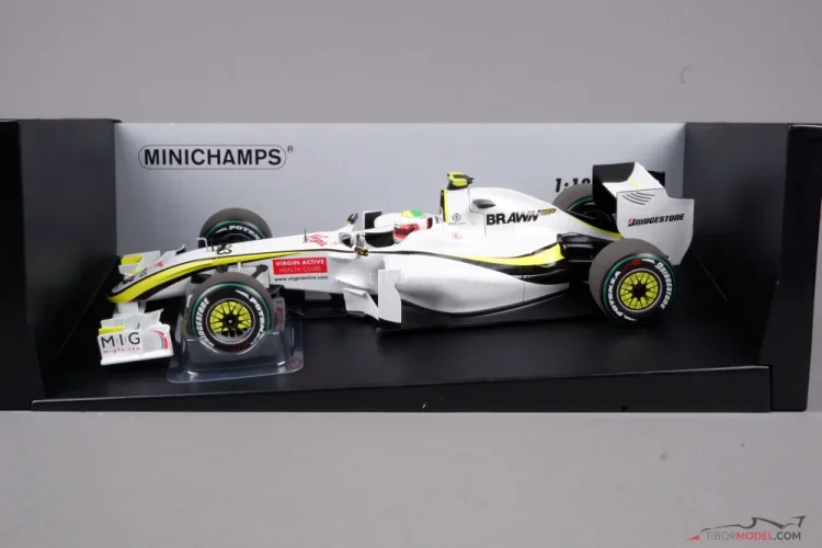 Model car Brawn BGP001 Barrichello Europe 2009 Minichamps