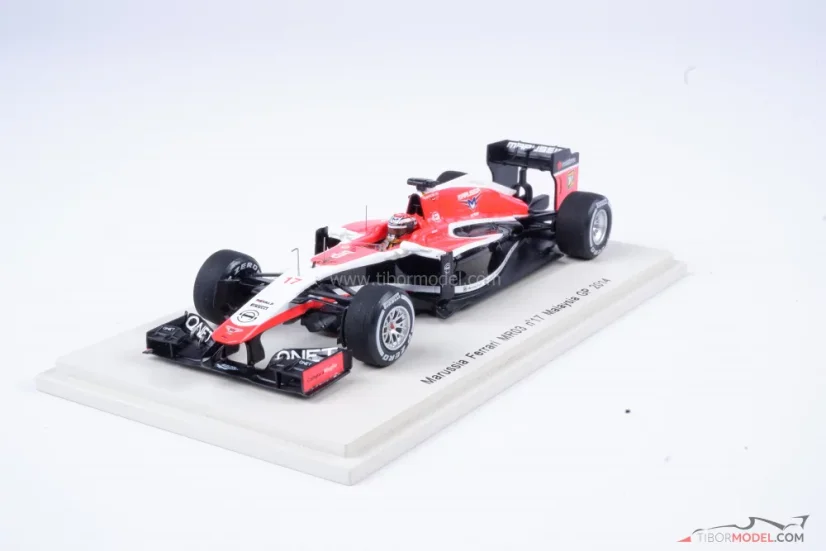 Model car Marussia MR03 Bianchi 2014, 1:43 Spark | Tibormodel.com