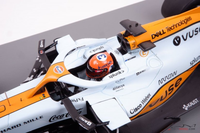 McLaren MCL35M - Daniel Ricciardo (2021), Vuse Gulf Monaco, 1:18 Spark