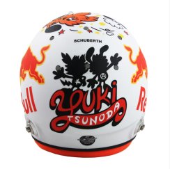 Yuki Tsunoda 2025 mini sisak , Red Bull, 1:2 Schuberth