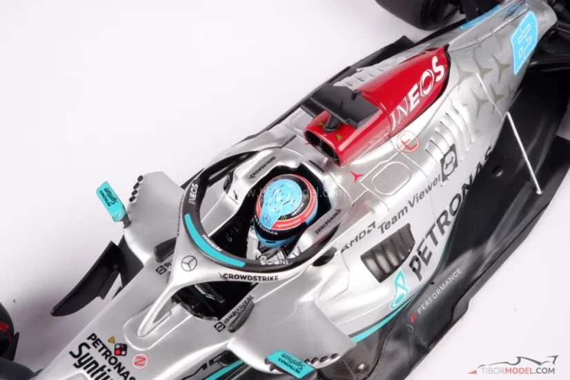 Mercedes W13 - George Russell (2022), Winner Brazilian GP, 1:18 Minichamps