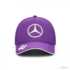 Lewis Hamilton Mercedes AMG Petronas trucker cap 2024 purple