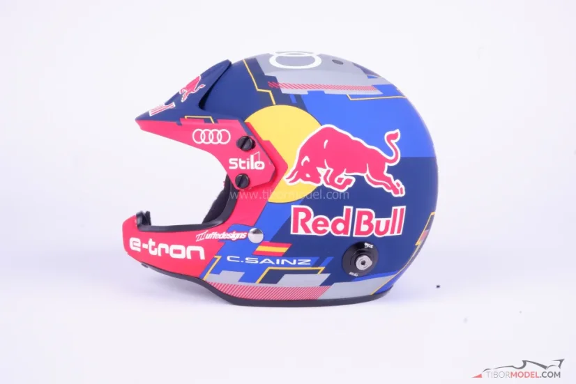 Carlos Sainz 2024 Dakar Rally mini helmet, 1:2 Stilo