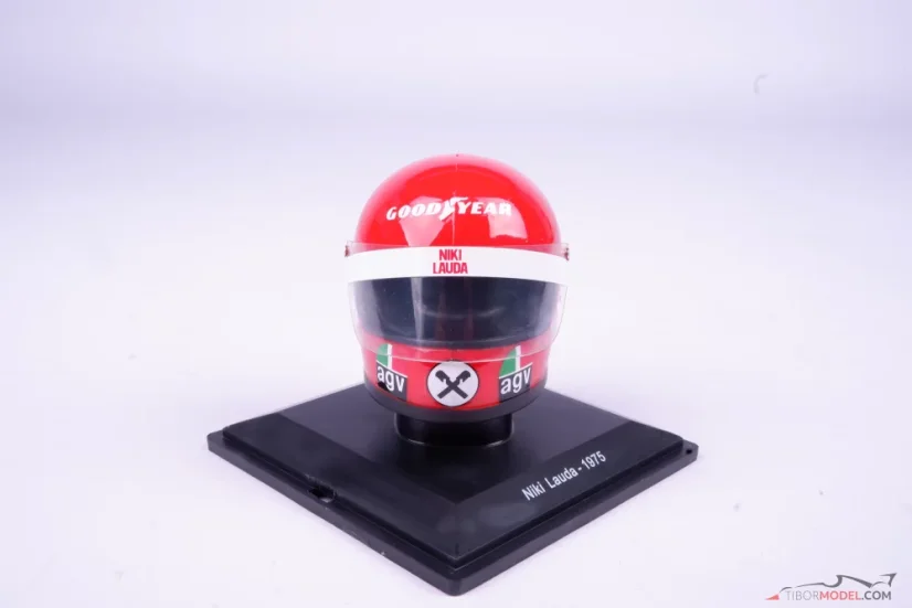 Niki Lauda 1975 Ferrari prilba, 1:5 Spark