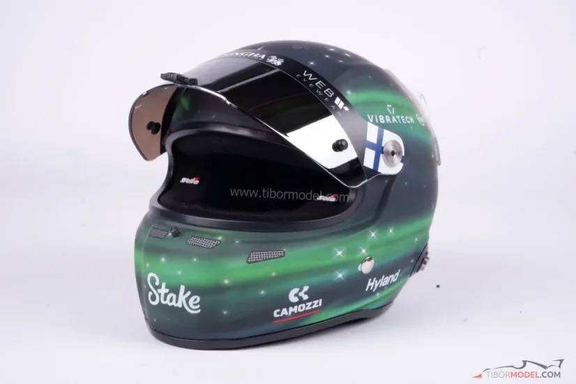 Valtteri Bottas 2024 Kick Sauber mini helmet, 1:2 Stilo