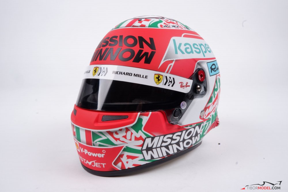 Casque Bell Leclerc Ferrari F1 2021 - Réplique 1/2, Neuve
