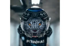 George Russell 2026 Japanese GP mini helmet, Mercedes, 1:5 Spark