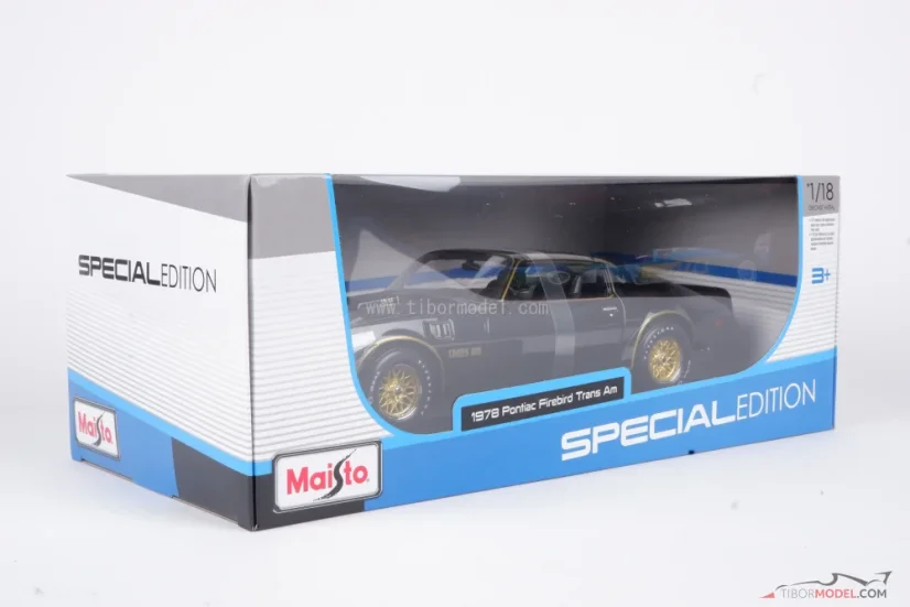 Pontiac Firebird Trans Am (1978) čierny, 1:18 Maisto