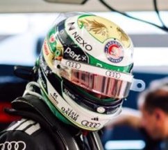 Gabriel Bortoleto 2026 mini helmet, Audi, 1:5 Spark