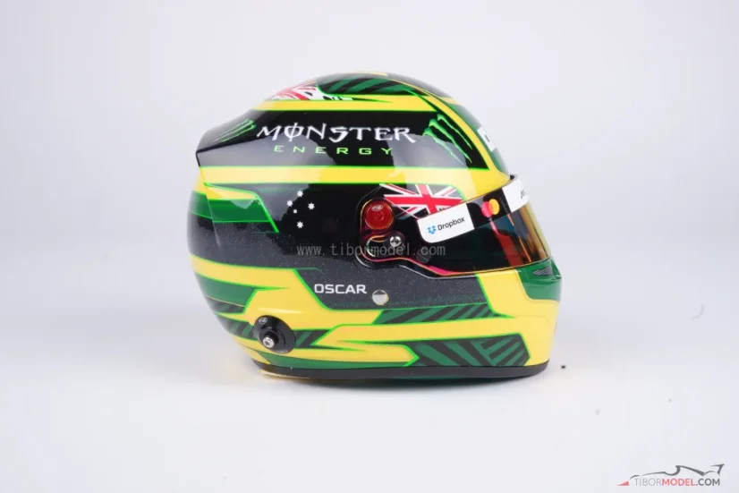 Oscar Piastri 2026 Australian GP mini helmet, McLaren, 1:2 Bell