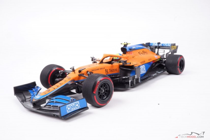 McLaren MCL35M - L. Norris (2021), Pole Position Russian GP, 1:18 Minichamps