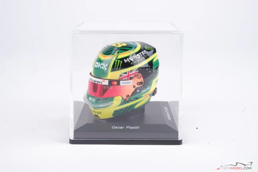 Oscar Piastri 2026 VC Austrálie mini prilba, McLaren, 1:5 Spark